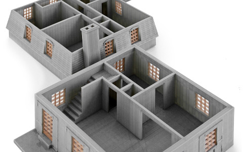 3D Printed Architectural Model Chateau