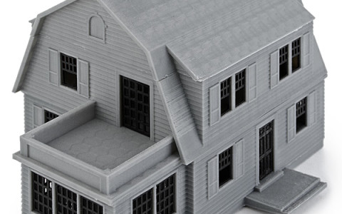 3D Printed Architectural Model Cape Cod 3