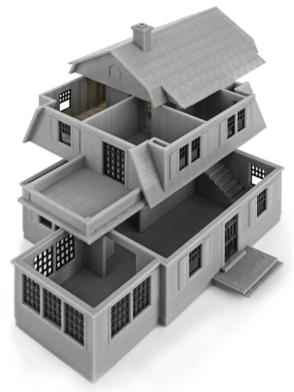 3D Printed Architectural Model Cape Cod 2
