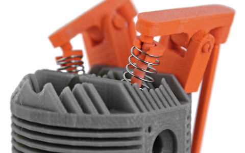 3D Printed Radial Engine 5