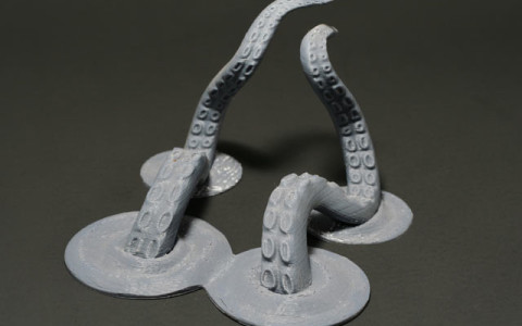3D Printed Tentacle Tablet/Phone holder
